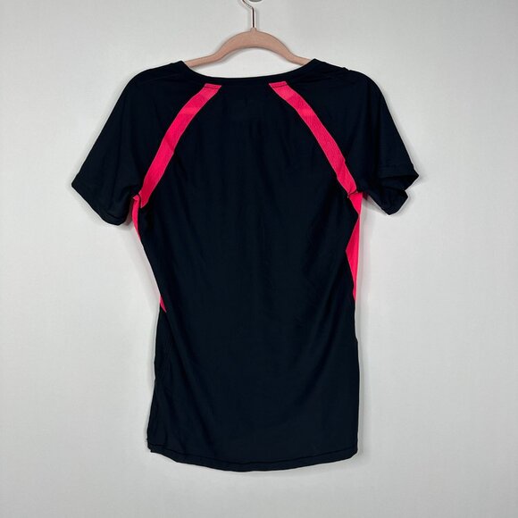 2/$30 NWT Under Armour HeatGear Alpha Mesh Athletic Tee Black Medium #A0768 - Picture 7 of 12